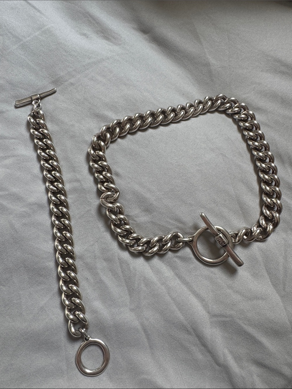 Chunky set uno de 50. Silver